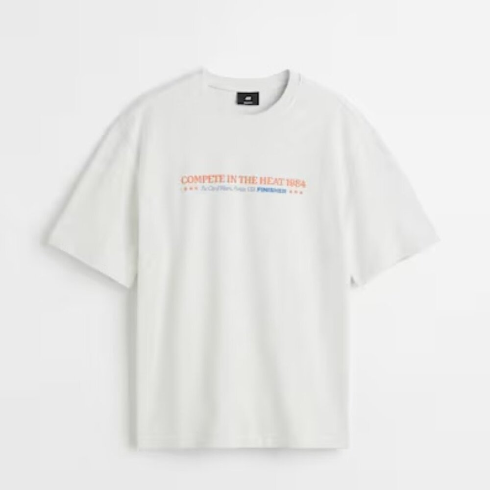 H&M Relaxed fit short sleeve T shirt size L slightly worn condition